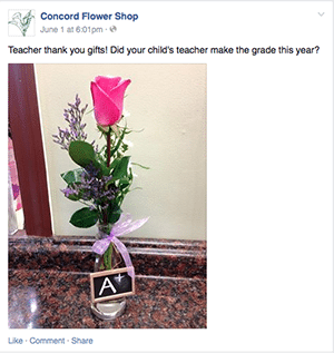 Mass. Florist’s Promotion Puts Teachers in the Limelight