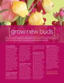 LIVE LIKE A FLOWER: Grow New Buds LIVE LIKE A FLOWER: Grow New Buds