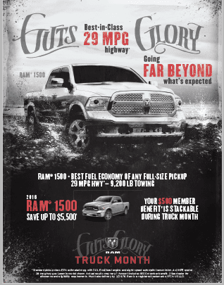 Need Wheels? SAF Members Save More During Ram Truck Month