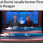 Mrs. Reagan was " very formal, very appreciative, very gentle, very quietly spoken and she couldn't be more expressive in her appreciation," George Griffith, co-owner of the Flower Bar, told reporters. "It was always a great honor."