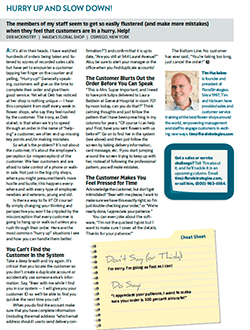 Best Practices for Time-Crunched Customers (and Stressed-Out Staff)