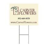 Picture of Carver Flowers yard sign