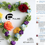 facebook post from In Bloom Florist, Orlando, Florida