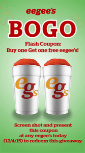 Image of BOGO flash coupon