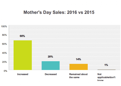 Chart from Mother's Day 2016 Survey