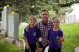 Mike Mooney with daughters, Jenavee and Madeline