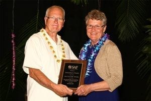 Kathy Ardle of Schneider’s Florist in Springfield, Ohio.
