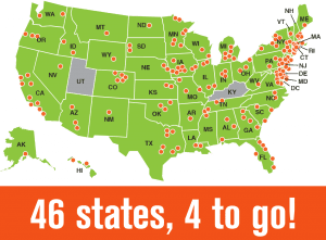 At press time, florists in 46 states and 170 cities had committed to holding a local Petal It Forward campaign on Oct. 19. To reach representation in all 50 states, SAF needs florists in only four states — Delaware, Kentucky, Rhode Island and Utah — to sign up.safnow.tempurl.host/pifform