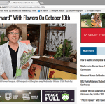 Sharon Grubbs of Foister's Flowers and Gifts in Muncie, Indiana, was one of many Society of American Florists members to turn Petal It Forward into great press.