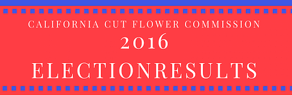 California Cut Flower Commission Election Results