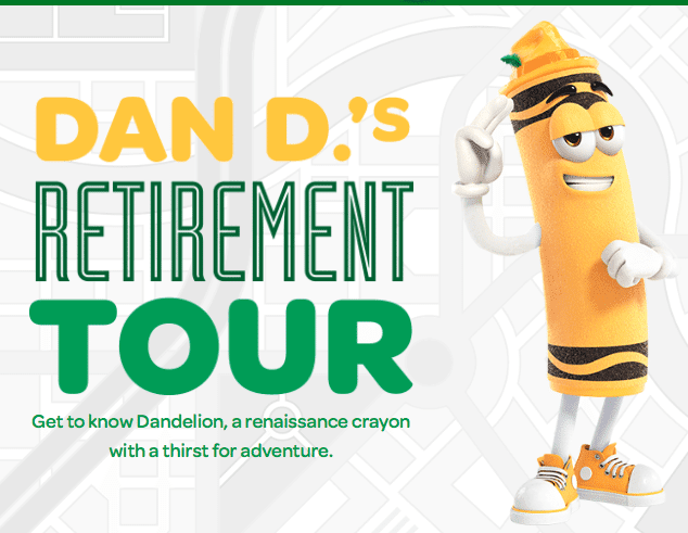 Crayola Retires ‘Dandelion’ to Color Hall of Fame