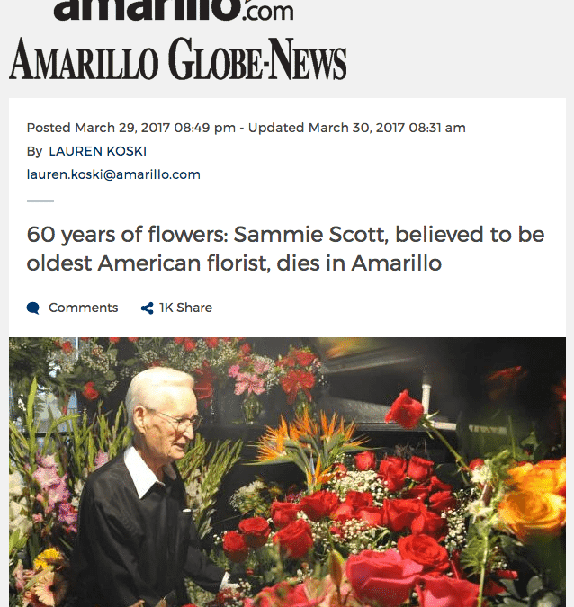 Texas Community Says Farewell to ‘Oldest Living Florist’