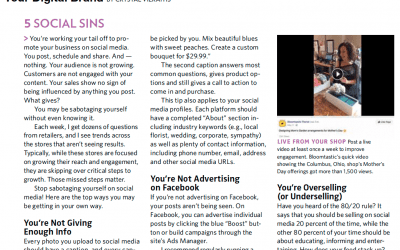 Marketing ‘Sins’ Could be Killing Your Social Media