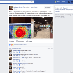 Facebook post about Hurricane Harvey 2017