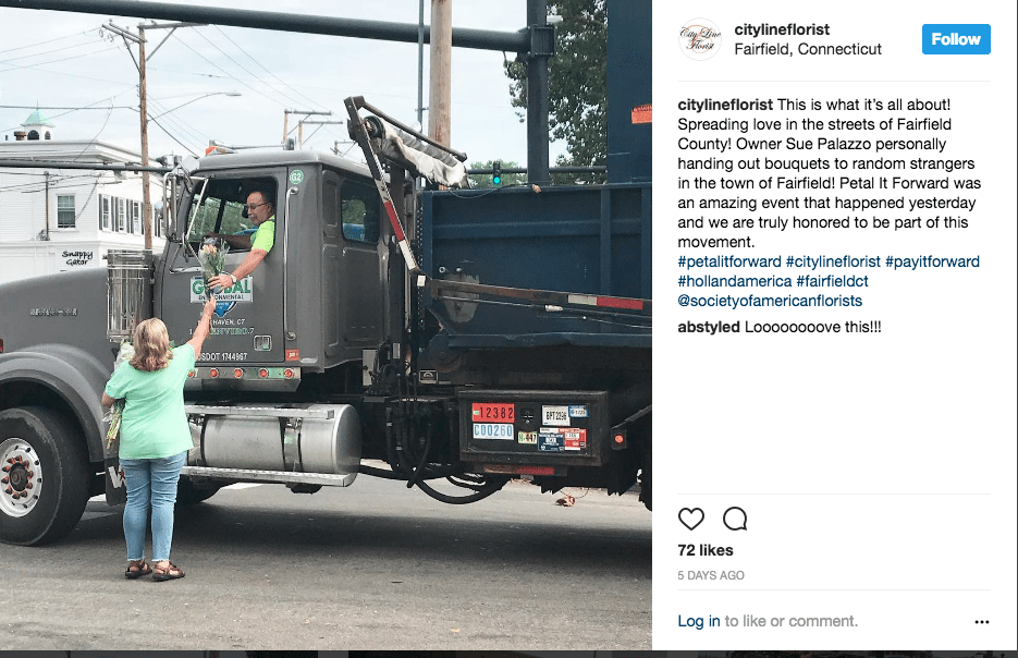 Petal It Forward Participants Recount Stories of Delight, Surprise and Comfort