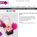 A blog featuring distinctly named designs defies price comparison, improves search engine optimization and helps a Houston flower shop connect with customers.