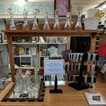 Rissee Zimmerman transformed an old pottery workbench into a prom display to show teens all she can do.