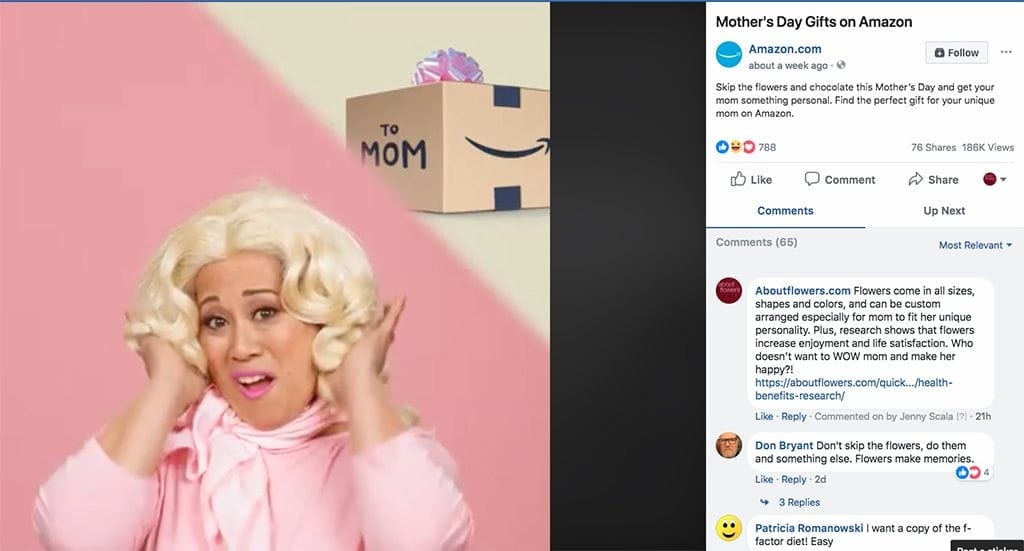 Amazon, Avon Slight Mother’s Day Flowers