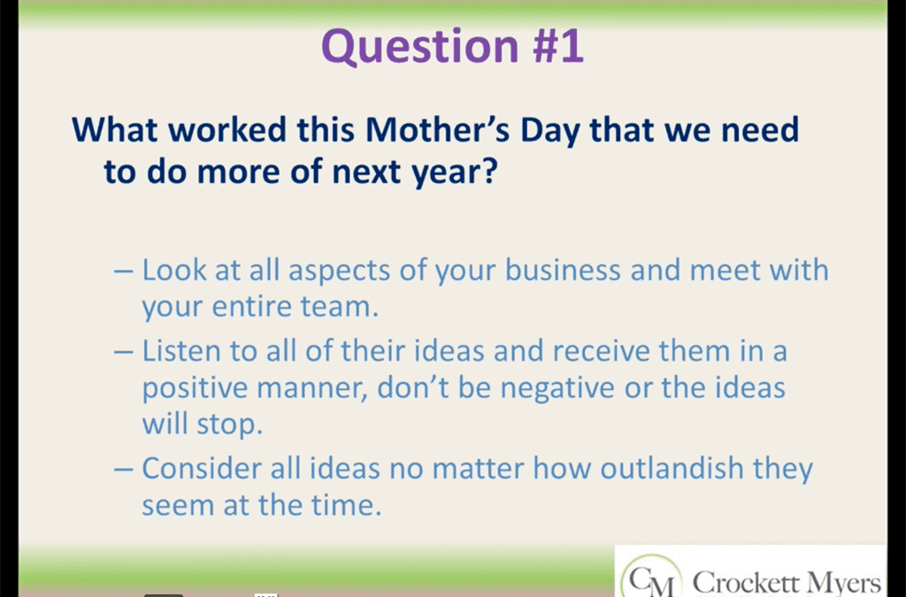 5 Questions to Ask Your Team the Week After Mother’s Day