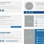 stock image of email signatures