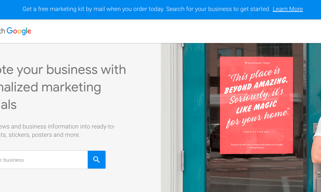Google’s ‘Small Thanks’ Campaign Offers Free, Personalized Marketing Materials