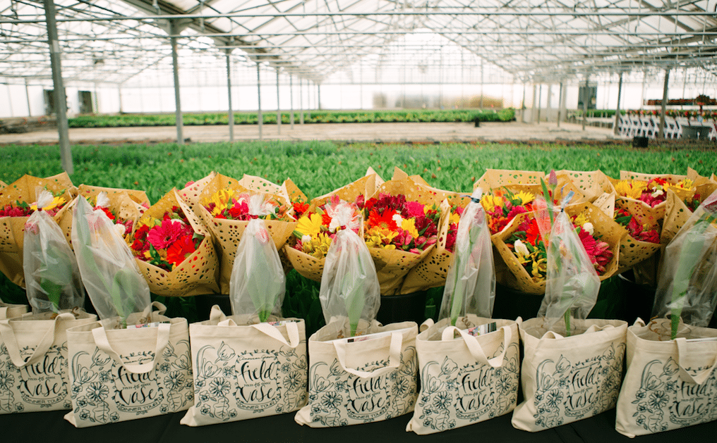Last fall, the organization received Floral Management’s coveted Marketer of the Year award for its Field to Vase dinner tour, a series of intimate gatherings around the country that place seasonal, homegrown flowers at the center of the table where a farm-to-table chef prepares a meal of locally-sourced ingredients. Photo by Christina Olson