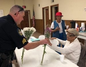 Flowers on Broad Street in Fuquay-Varina, North Carolina, was one of a number of shops that paired up with local first responders and police departments for Petal It Forward.