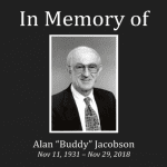 Alan "Buddy" Jacobson: 1931 –2018