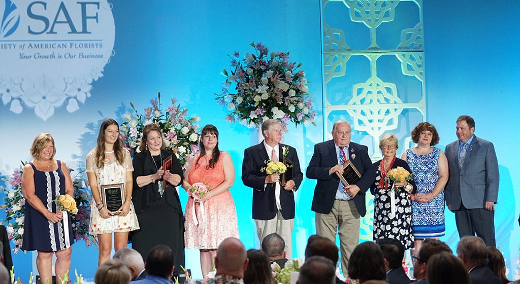 award winners from SAF in 2018 AAF and Century Award by March 1