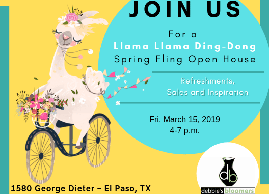 bbie’s Bloomers in El Paso, Texas is hosting a spring sale and open house to generate some foot traffic this March.