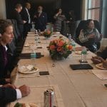 SAF President Bill LaFever, PFCI, and SAF CEO Kate Penn discuss issues with Rep. Sanford Bishop (D-Georgia), chairman of the House Appropriations Subcommittee on Agriculture.