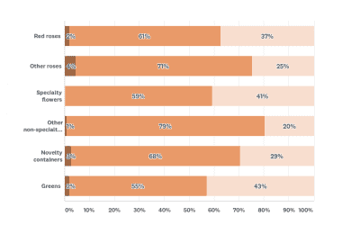 59 Percent of Retail Florists See Valentine’s Day Sales Rise