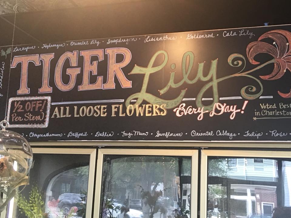market to college students — Tiger Lily in Charleston market to college students — Tiger Lily in Charleston