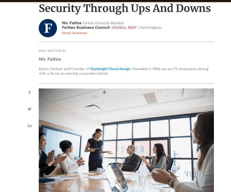 New York Florist Shares Business, Labor Advice with Forbes