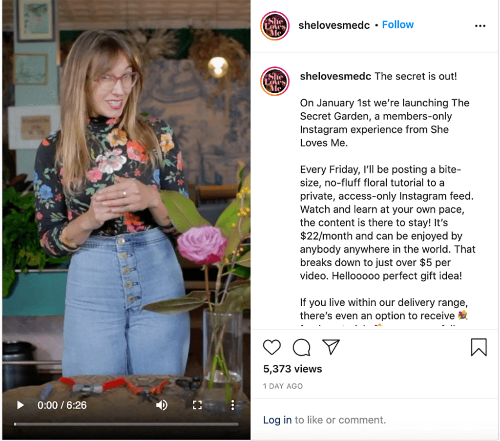 D.C. Floral Designer Tills Soil with Weekly Paid Classes