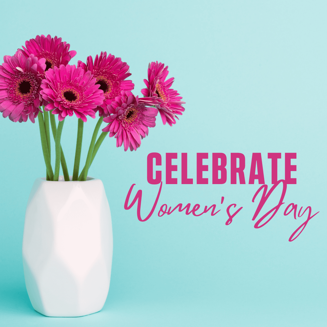 Celebrate Women's Day Valentine's Day - banner ad 177x175 pixels