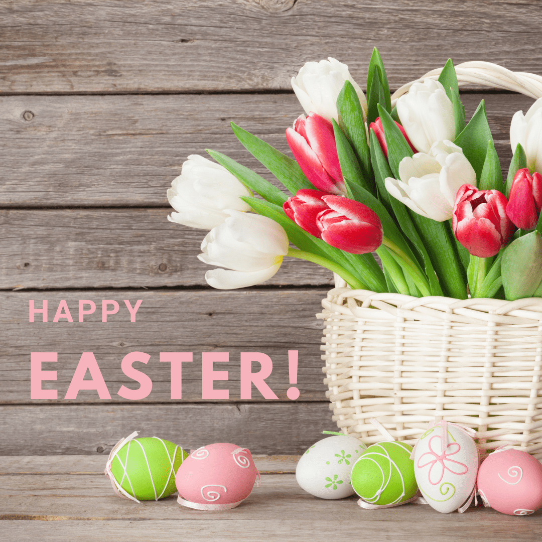 Happy Easter Basket Valentine's Day - banner ad 177x175 pixels