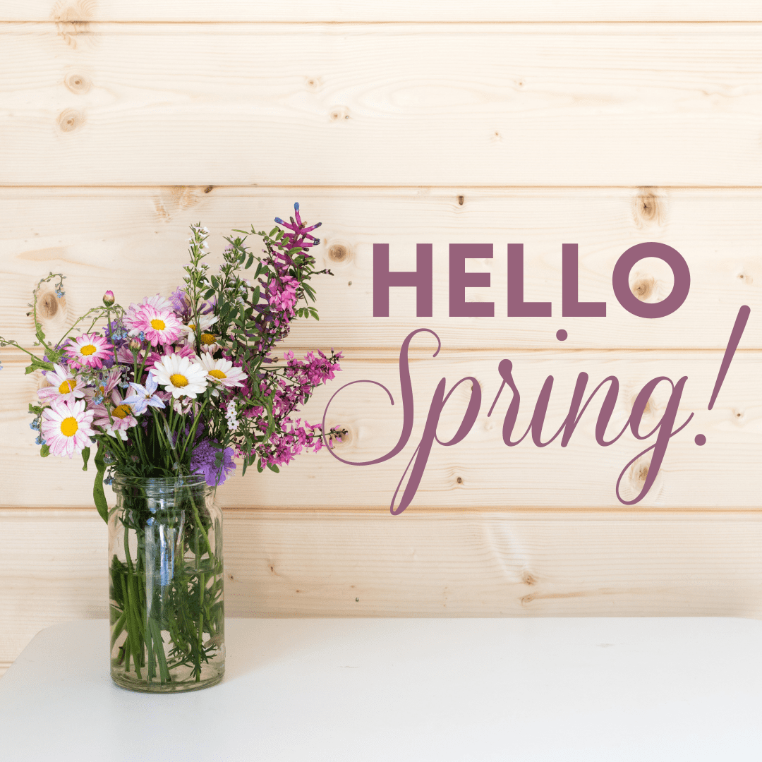 Hello Spring Valentine's Day - banner ad 177x175 pixels