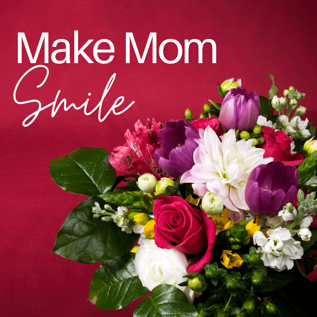 Make Mom Smile Valentine's Day - banner ad 177x175 pixels