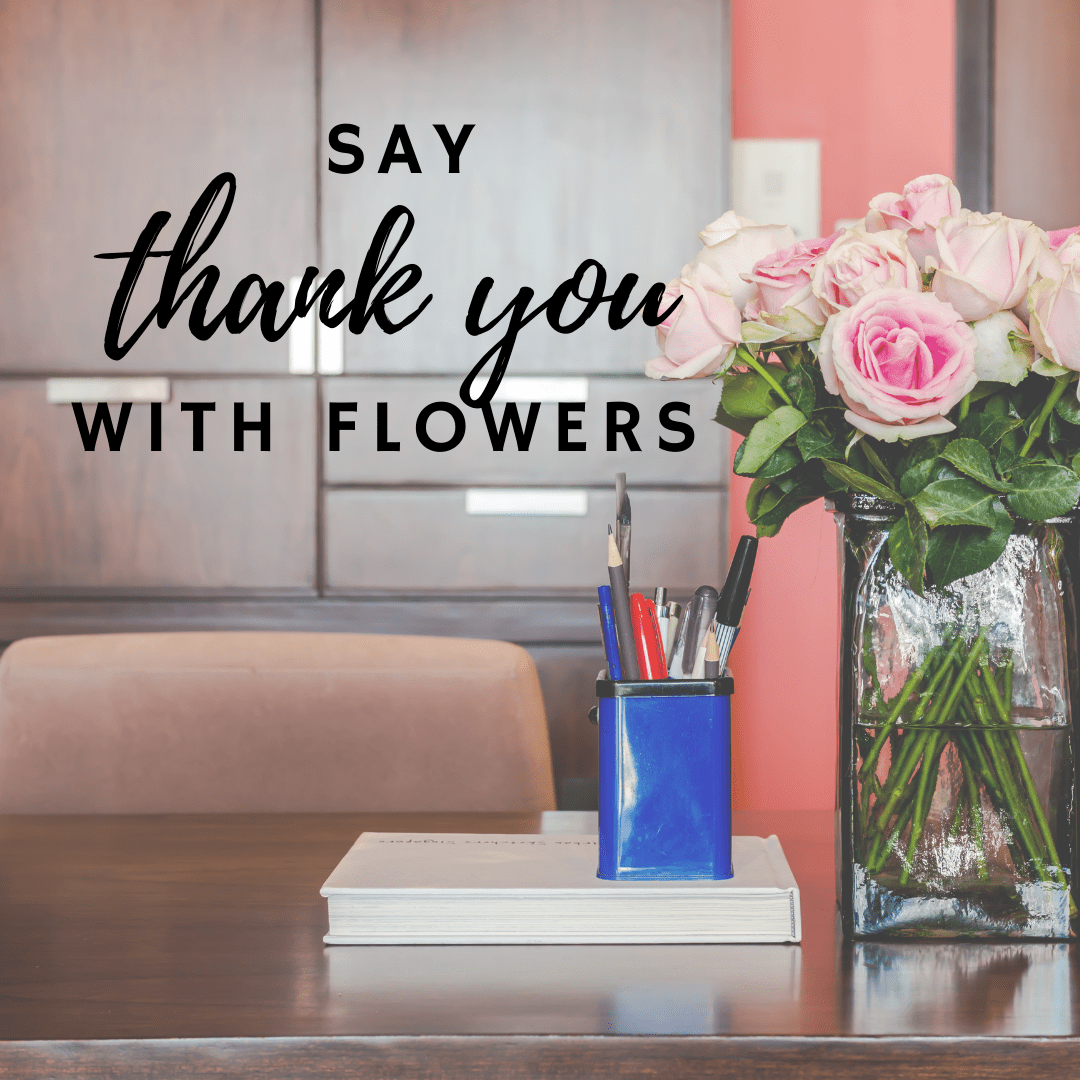 Say Thank You With Flowers Valentine's Day - banner ad 177x175 pixels