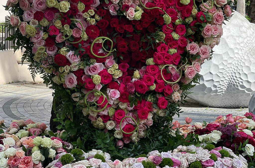 Flowers Spread Message of Peace